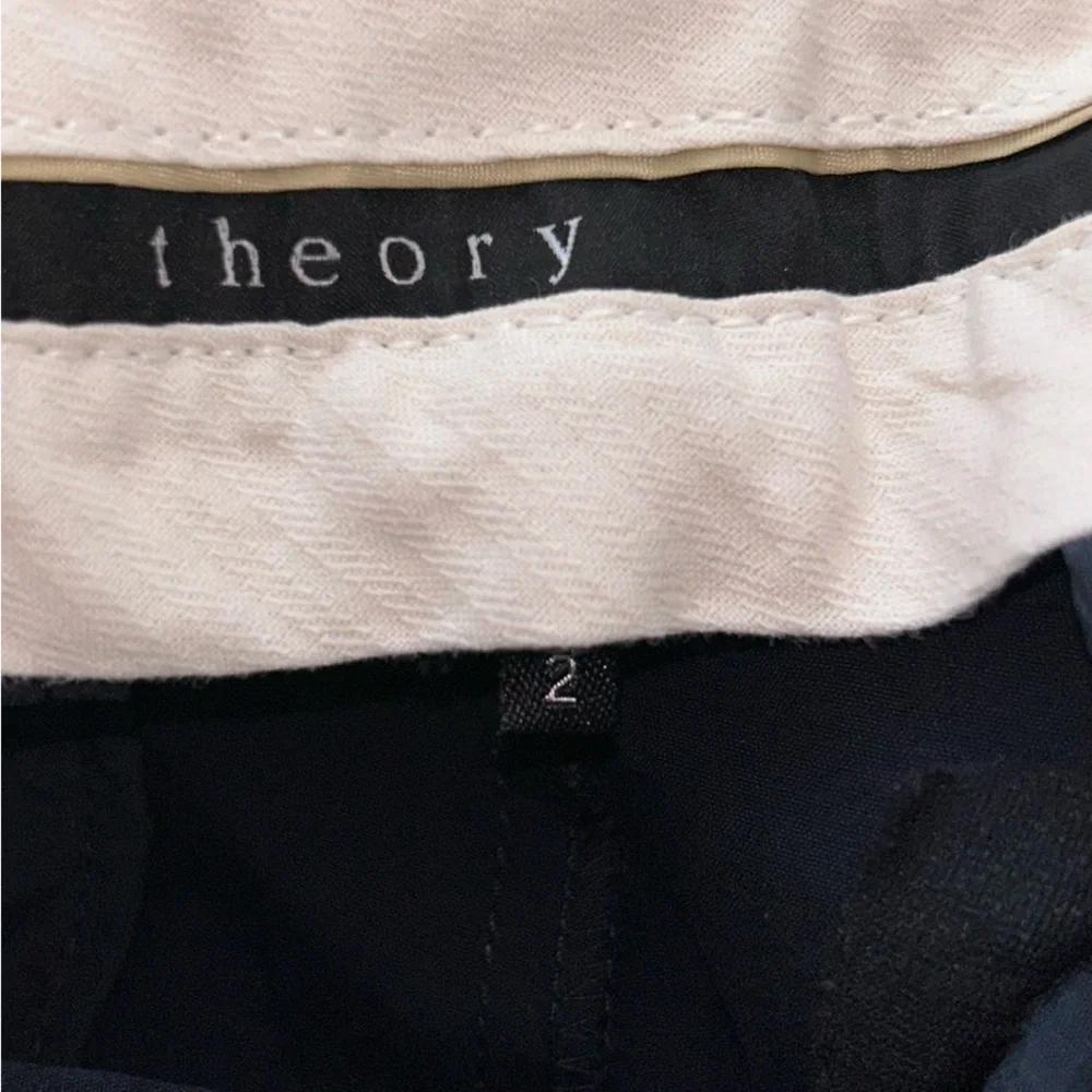 Theory Dress Pants Straight Leg Low Rise Trousers Business Slack Pants Vintage